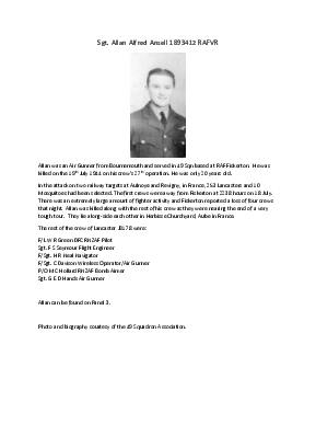 A preview of a PDF biography for Ansell, Allan Alfred